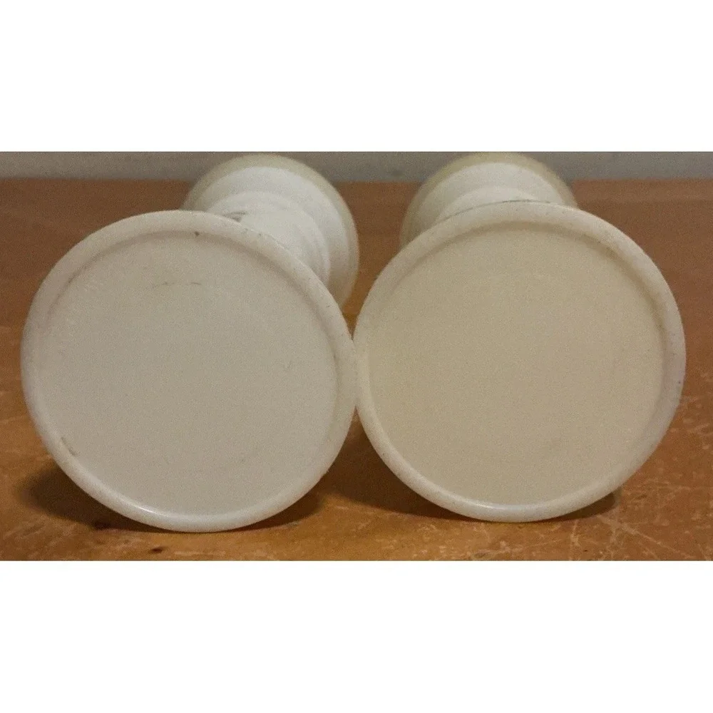 Vtg TUPPERWARE Hourglass Salt & Pepper‎ Shakers 6